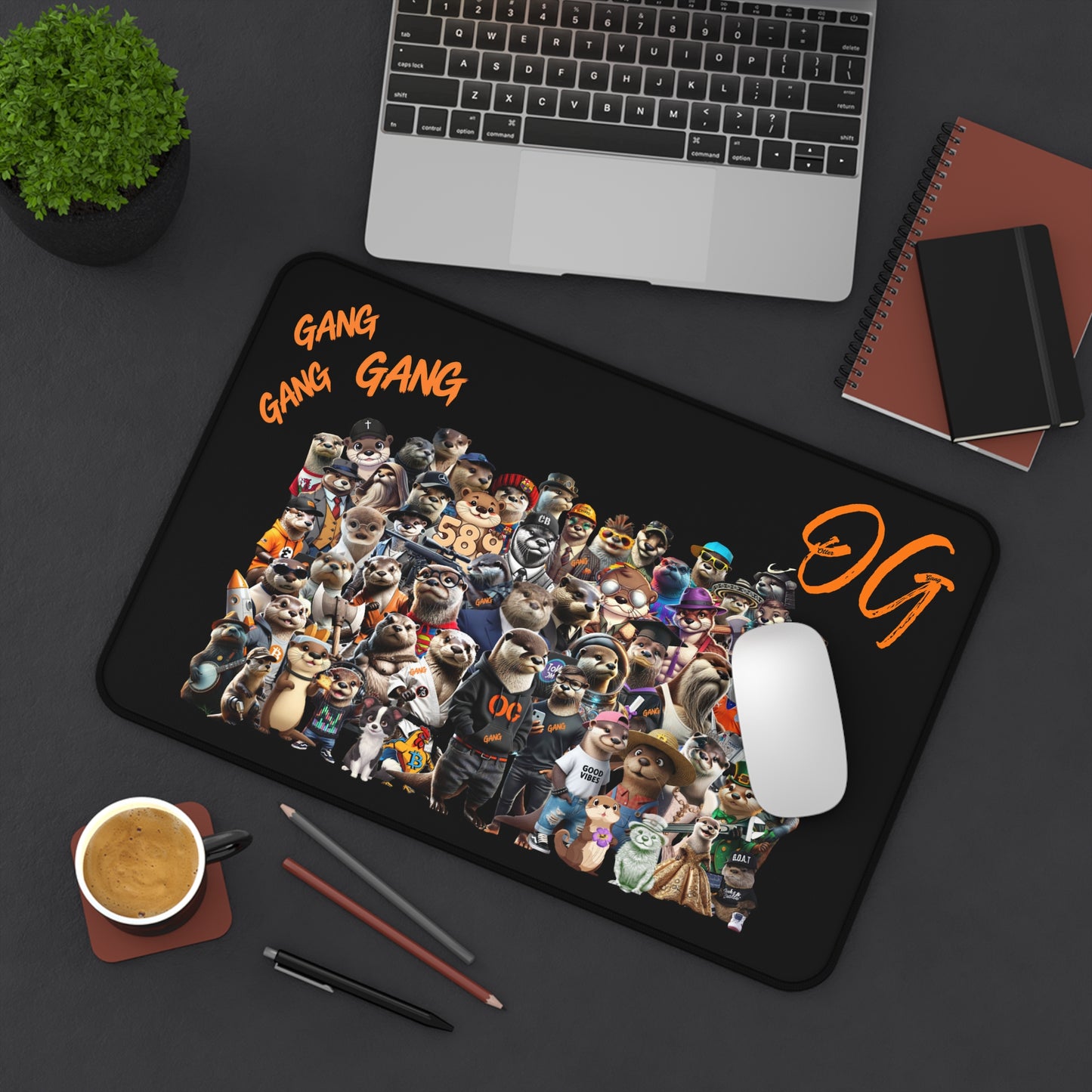 OTTER GANG DESK MAT